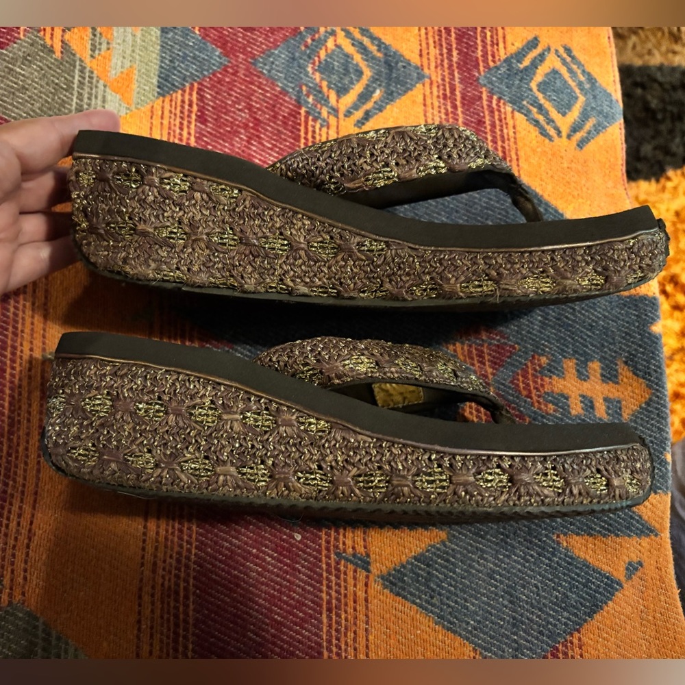 Vintage Y2K, Volatile, BoHo, Platform Sandals